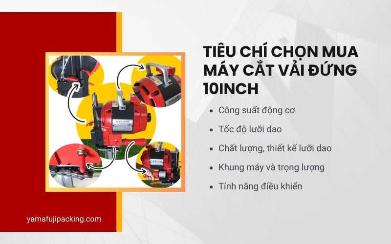 Tiêu chí chọn mua máy cắt vải đứng 10inch 