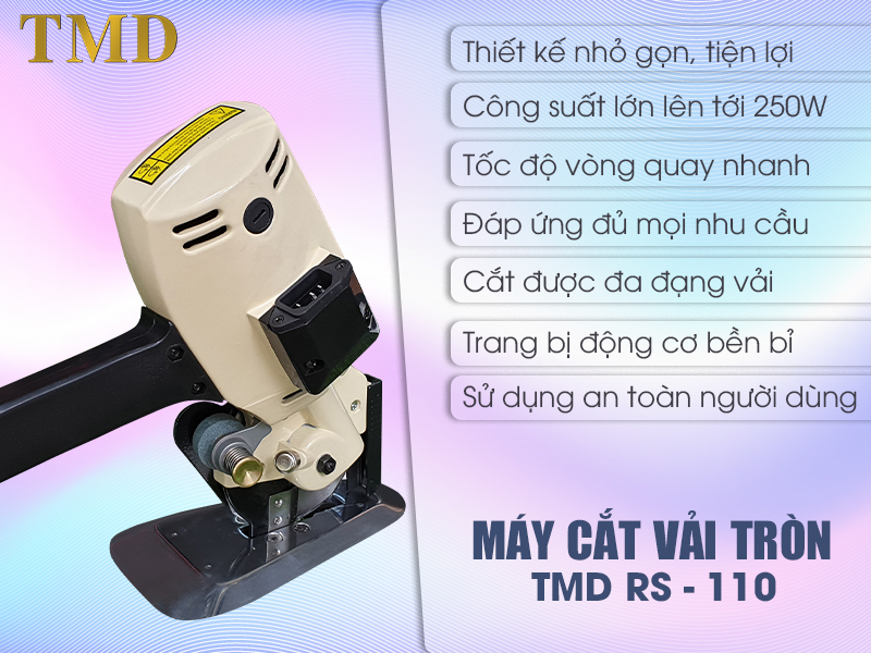  Ưu điểm nổi bật của máy cắt vải cầm tay TMD RS-110