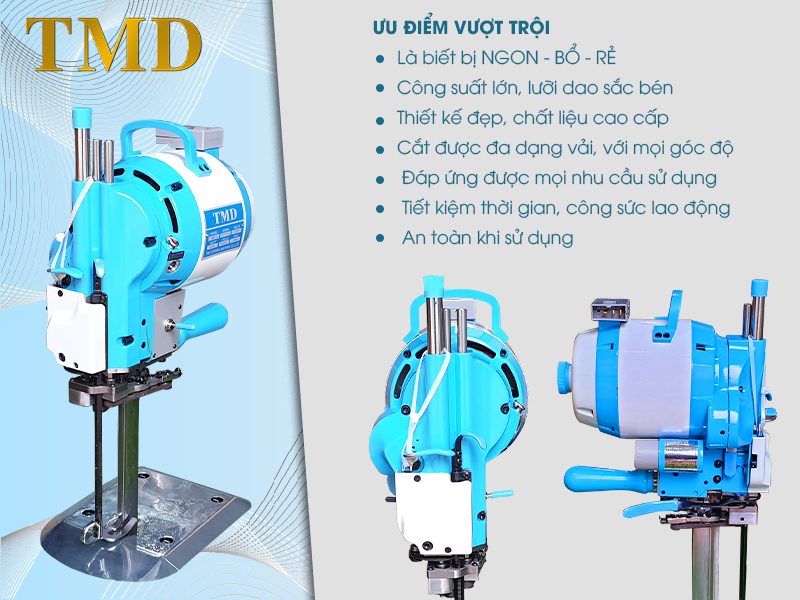 Ưu điểm vượt trội của máy cắt vải đứng TMD-08