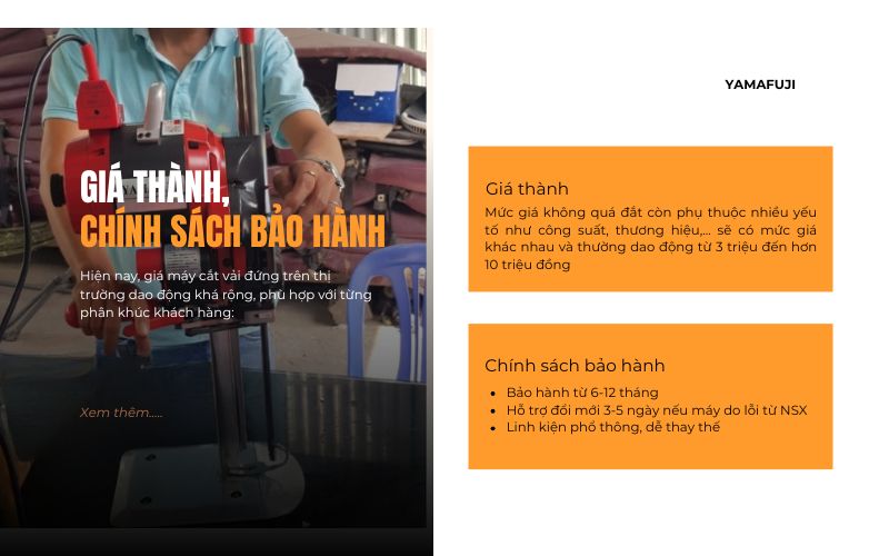 Giá thành, chính sách bảo hành