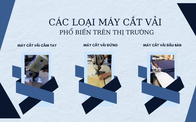 Các loại máy cắt vải phổ biến trên thị trường 