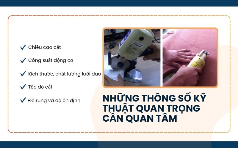 Những thông số kỹ thuật quan trọng cần quan tâm