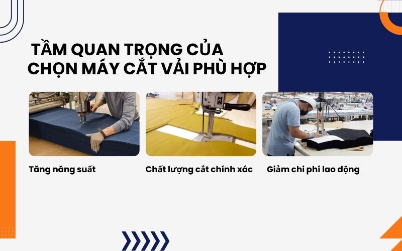 Tầm quan trọng của chọn máy cắt vải phù hợp 