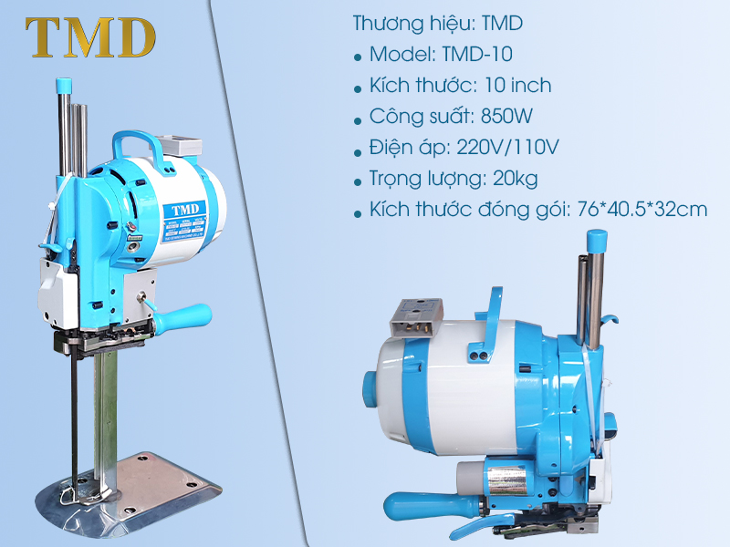 Thông số máy cắt vải TMD-10