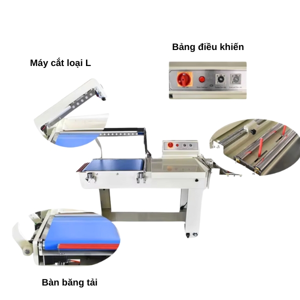 Bộ máy co màng cắt màng tự động Yamafuji FQL450A + BSD4020A