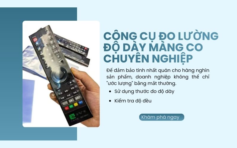 Công cụ đo lường độ dày màng co chuyên nghiệp