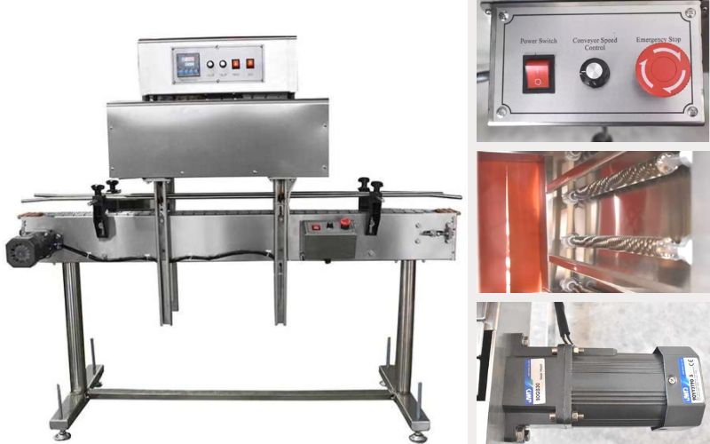 Đặc điểm của máy rút màng co nắp chai Yamafuji BSD1535C