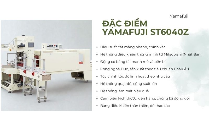 Đặc điểm nổi bật của bộ máy Yamafuji ST6040Z