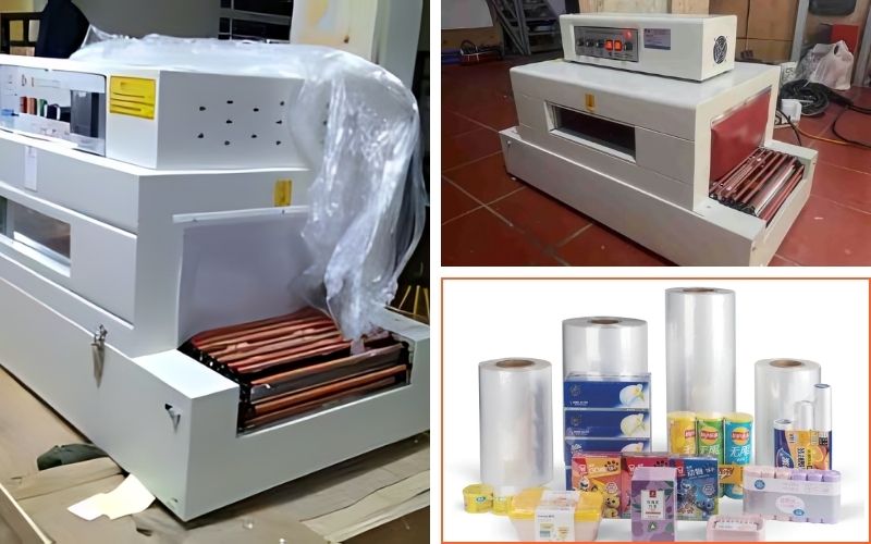 Hình ảnh bàn giao máy co màng BS4020 