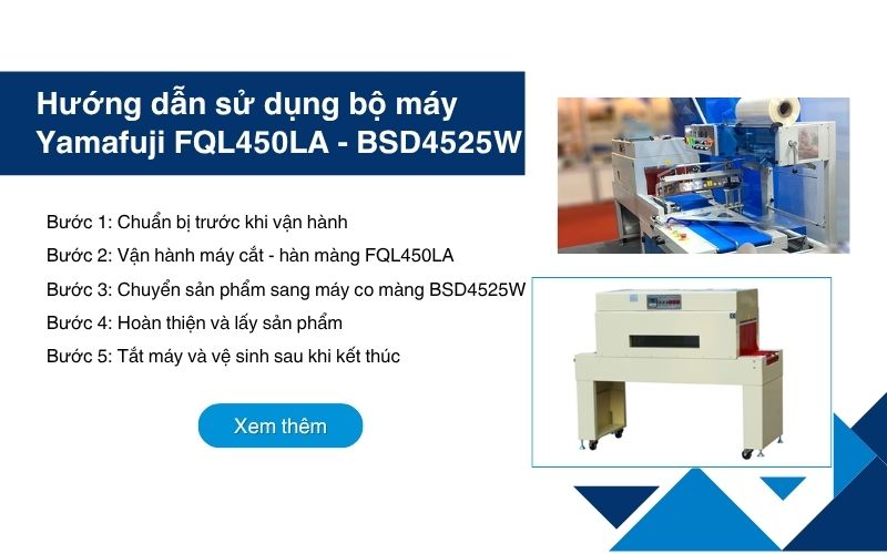 Hướng dẫn sử dụng bộ máy Yamafuji FQL450LA - BSD4525W