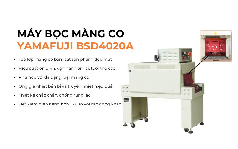 Máy bọc màng co Yamafuji BSD4020A