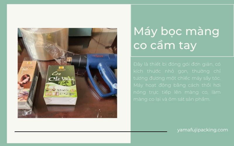  Máy bọc màng co cầm tay