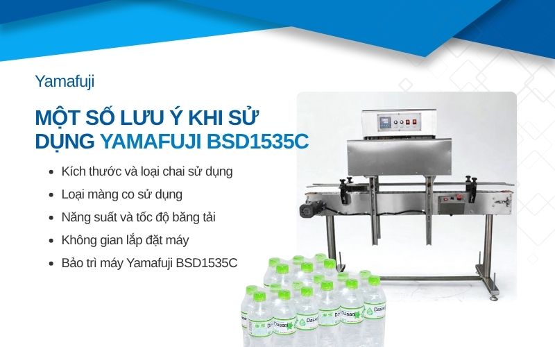 Một số lưu ý khi sử dụng Yamafuji BSD1535C