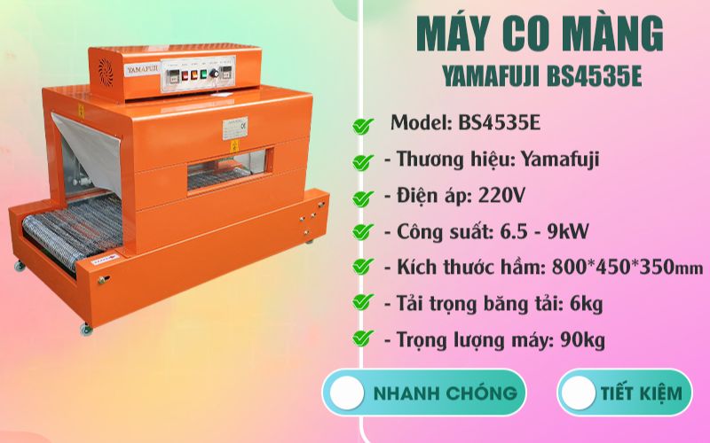 Thông số kỹ thuật Yamafuji BS4535E 