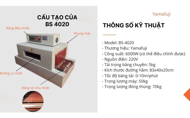 Tìm hiểu chung về máy co màng BS-4020 