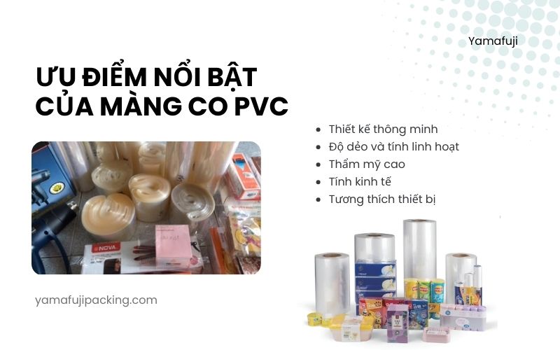 Ưu điểm nổi bật của màng co PVC