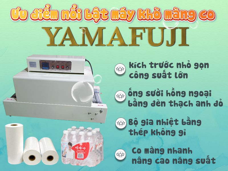 Ưu điểm nổi bật máy co màng Yamafuji BS-4020