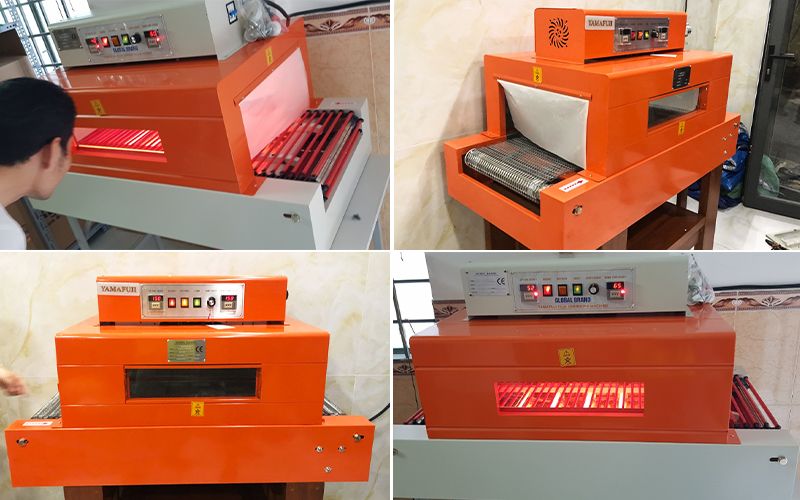bàn giao máy bọc màng co Yamafuji BS4020E cho khách
