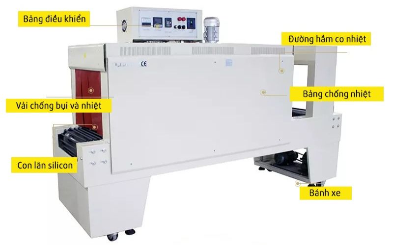 cấu tạo Máy co màng Yamafuji BSE-4540