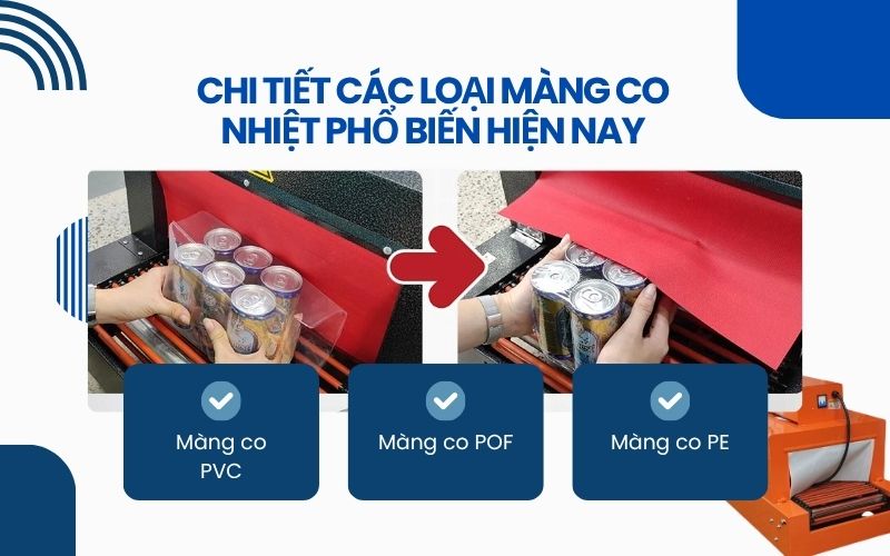 Chi tiết các loại màng co nhiệt phổ biến hiện nay