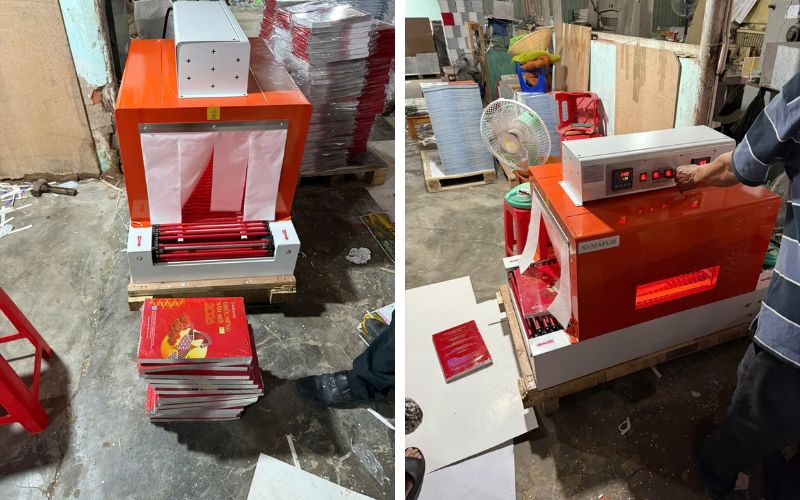 Kĩ thuật bàn giao máy co màng yamafuji 4535