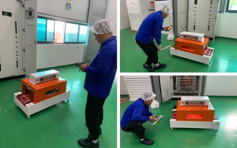 Kĩ thuật bàn giao máy màng co Yamajuji BS4020E cho khách