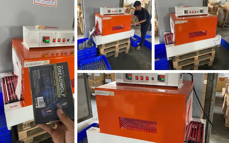 Kĩ thuật bàn giao máy rút màng co 4535