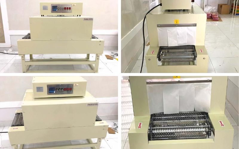 Ảnh thực tế khách hàng sử dụng máy co màng tự động BSD-350