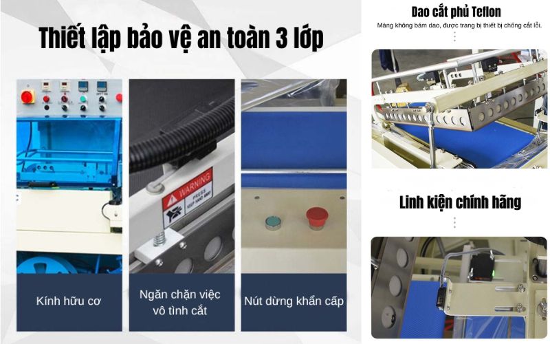 Điểm nổi bật của máy cắt màng co tự động FQL450LB 
