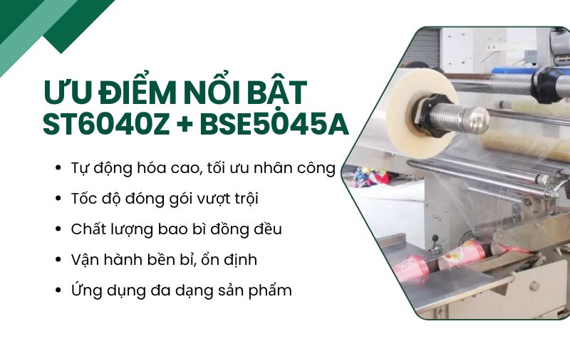 Ưu điểm nổi bật ST6040Z + BSE5045A
