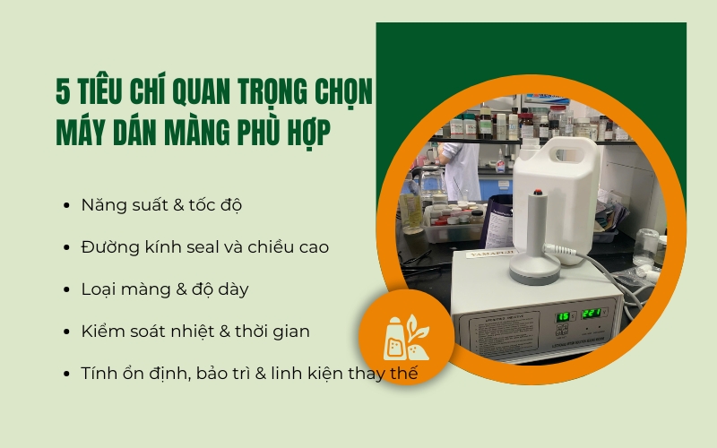 5 tiêu chí quan trọng chọn máy dán màng phù hợp