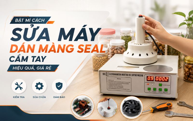 Bật mí cách sửa máy dán màng seal cầm tay 