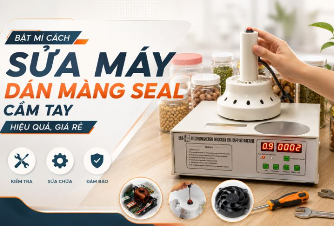 Bật mí cách sửa máy dán màng seal cầm tay đơn giản, hiệu quả