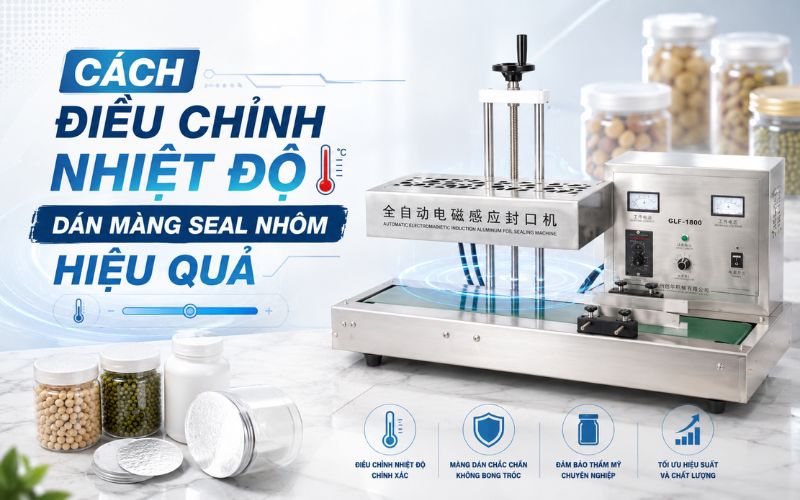 Cách điều chỉnh nhiệt độ dán màng seal nhôm hiệu quả