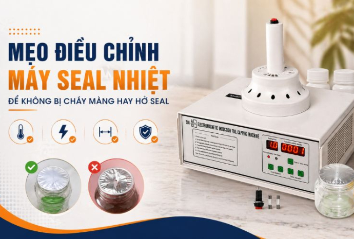 Mẹo điều chỉnh máy seal nhiệt để không bị cháy màng hay hở seal