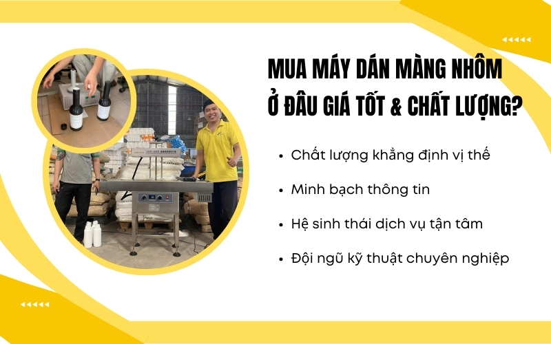 Mua máy dán màng nhôm ở đâu giá tốt & chất lượng?