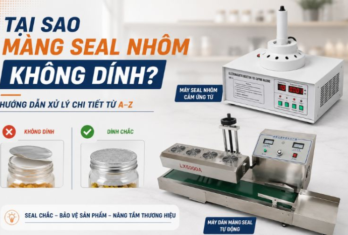 Tại sao màng seal nhôm không dính? Hướng dẫn xử lý chi tiết từ A–Z