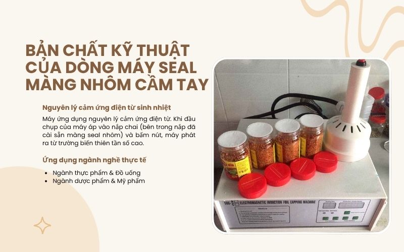 Bản chất kỹ thuật của dòng máy seal màng nhôm cầm tay