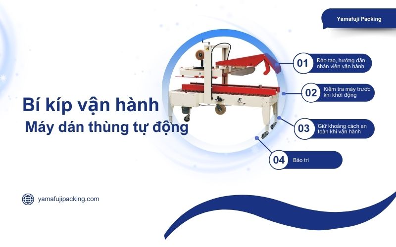 Bí kíp vận hành máy dán thùng tự động
