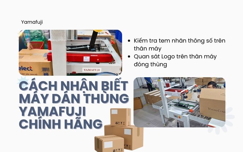 Cách nhận biết máy dán thùng Yamafuji chính hãng