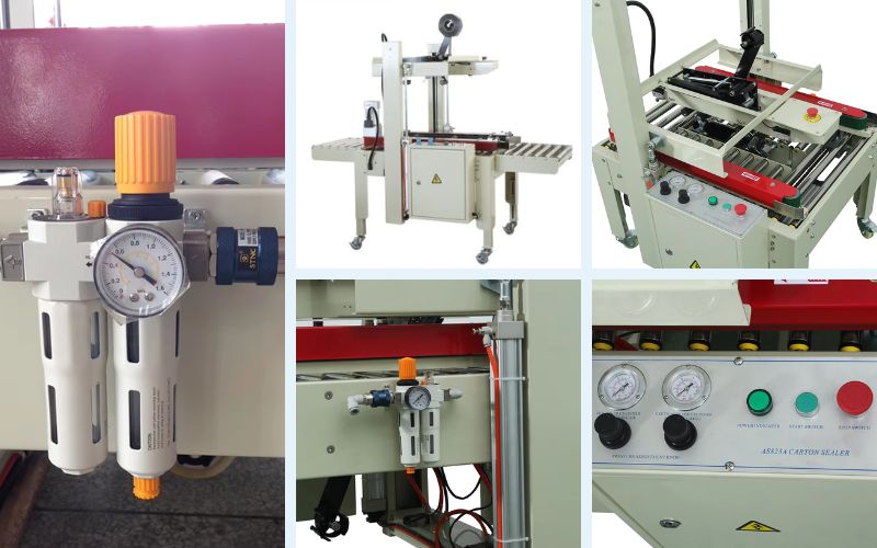 Cấu tạo máy dán thùng tự động AS823A