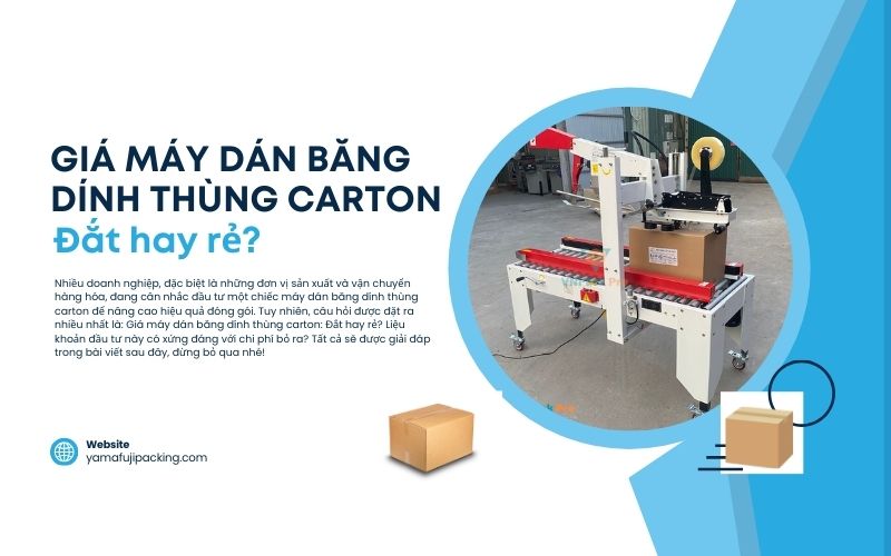 Giá máy dán băng dính thùng carton