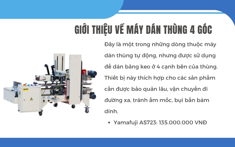 Giới thiệu về máy dán thùng 4 góc