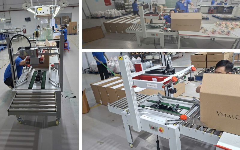 Kĩ thuật Yamafuji giao khách máy dán thùng carton FXJ6050