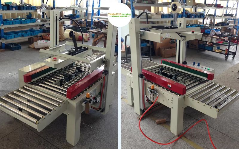 Kỹ thuật Yamafuji bàn giao máy dán thùng tự động AS823A