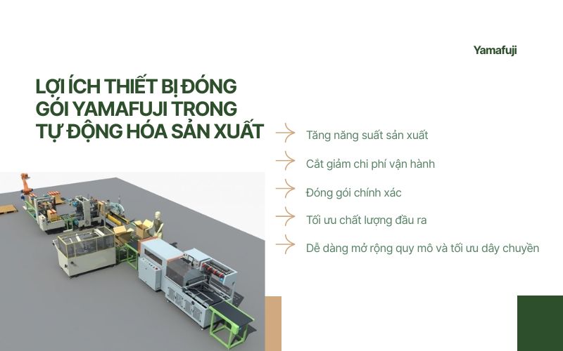 Lợi ích của thiết bị đóng gói Yamafuji trong tự động hóa sản xuất