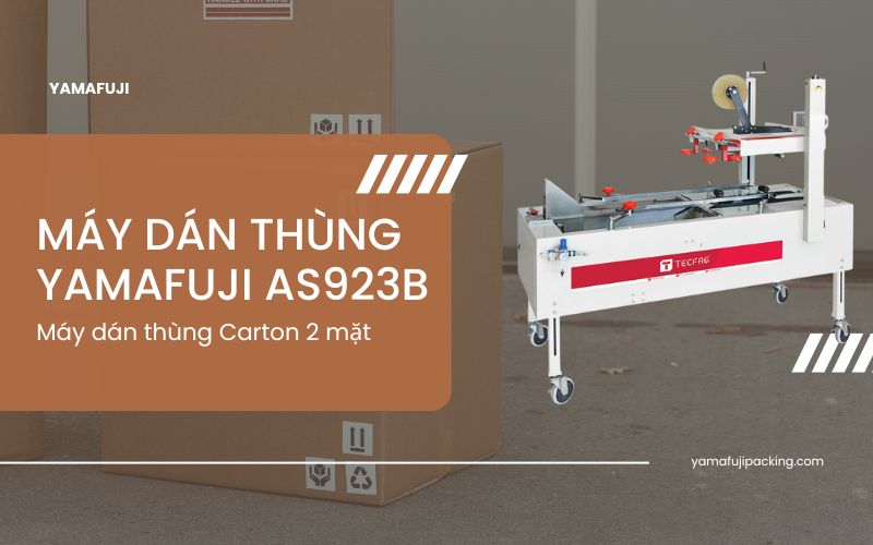 Máy dán thùng Carton 2 mặt tự động Yamafuji AS923B