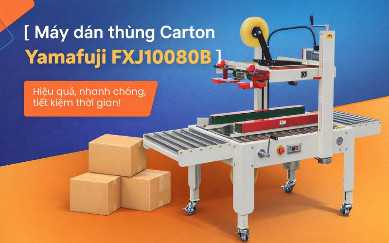 Máy dán thùng Carton Yamafuji FXJ10080B