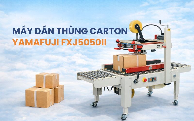 Máy dán thùng Carton tự động Yamafuji FXJ5050II