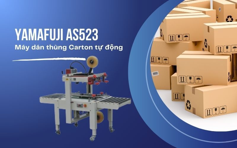 Máy dán thùng Carton tự động Yamafuji AS523